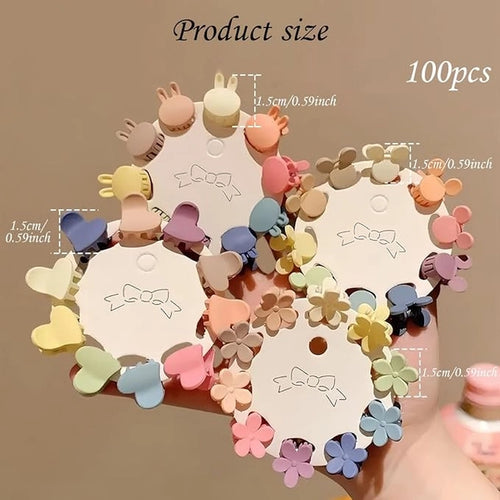 50 Pcs Baby Hair Clips for Girls, Colorful Hair Accessories Set for Kids, Mixed Designs for Styling, Birthdays and Special Occasions